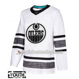 Edmonton Oilers Blank 2019 All-Star Adidas Weiß Trikot Authentic - Kinder